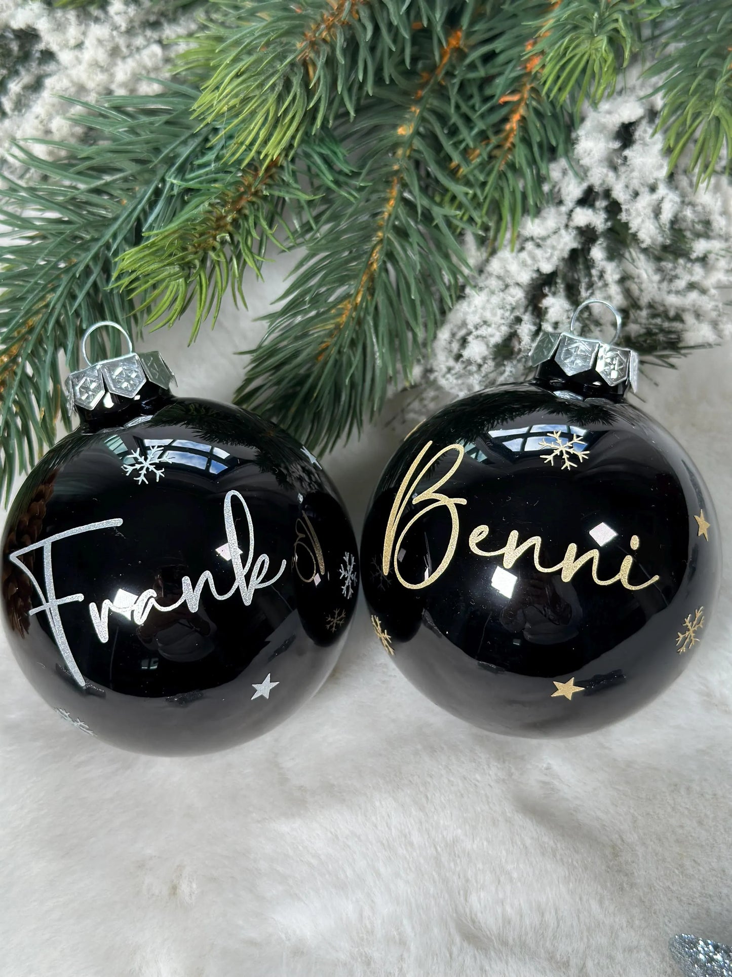 Personalisierte Weihnachtskugel mit Name