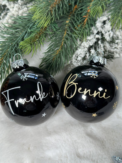 Personalisierte Weihnachtskugel mit Name