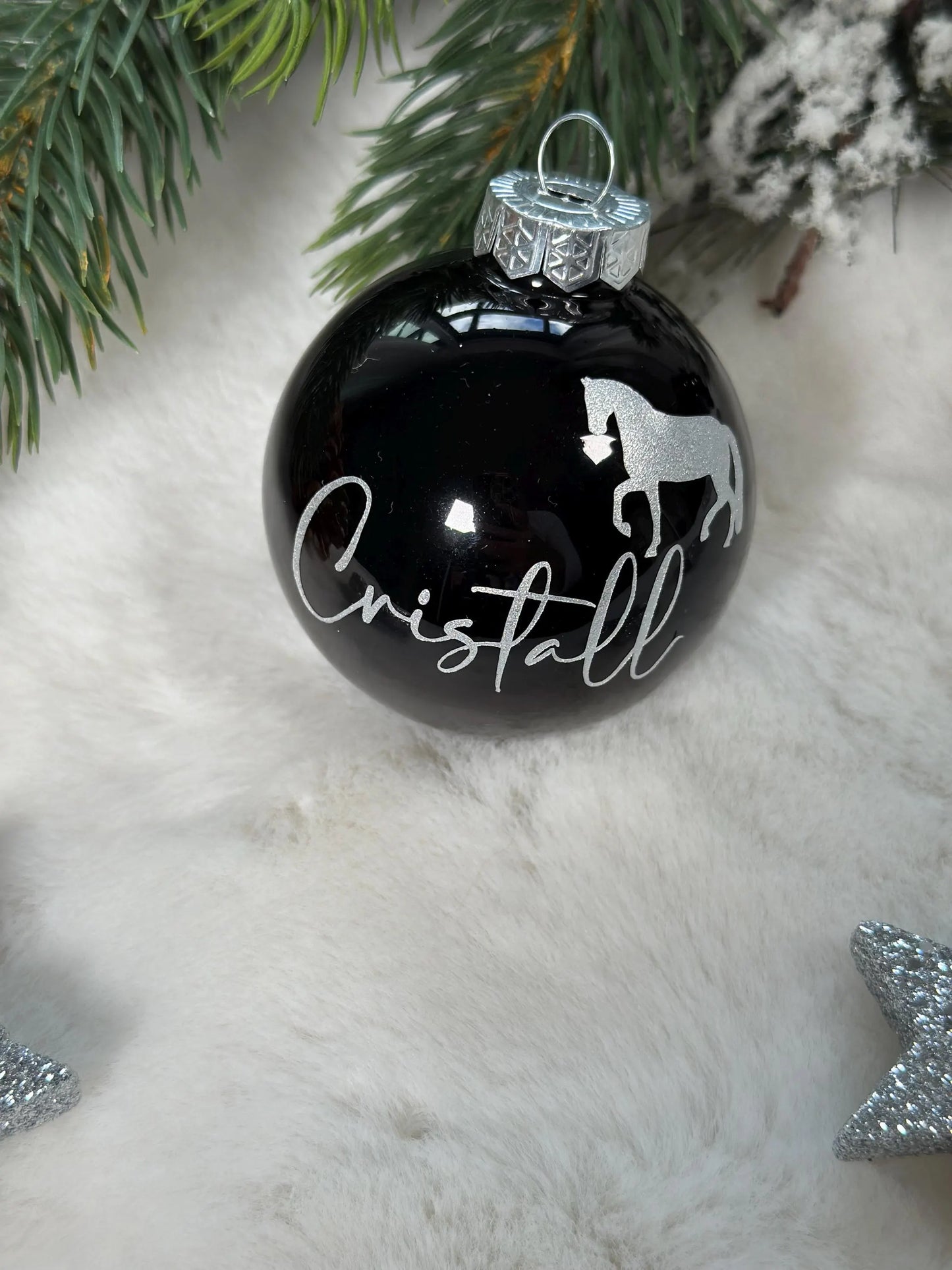 Personalisierte Weihnachtskugel für Vierbeiner