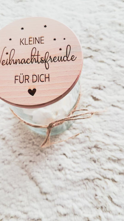 Vorratsglas-Kleine Weihnachtsfreude für Dich